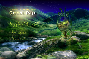 main menu on ritual path dvd