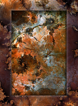 01 orange rock texture
